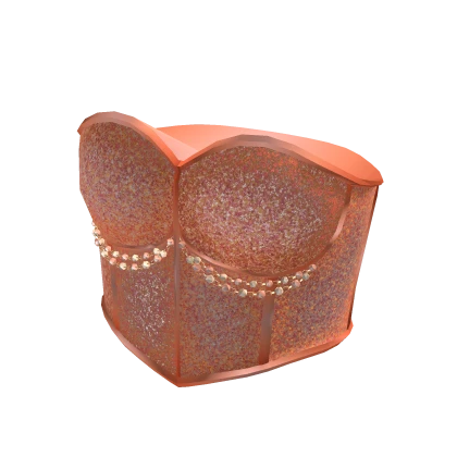 Orange Sparkly Charmed Corset