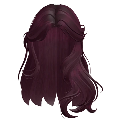 Wavy Windblown Hair (Plum)