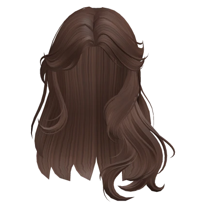 Wavy Windblown Hair (Brown)