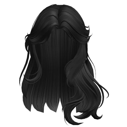 Wavy Windblown Hair (Black)