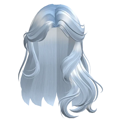  Wavy Windblown Hair (Sky Blue)