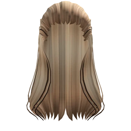 Rockstar Slick-Back Hairstyle in Brown Streaks