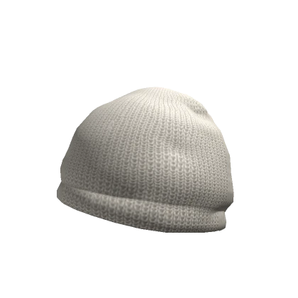 Beige Wool Beanie