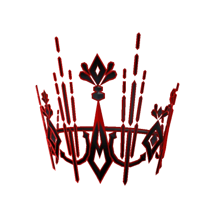 Black and Red Magical Crown