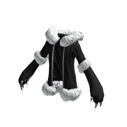 Monster Zip Up Monochrome