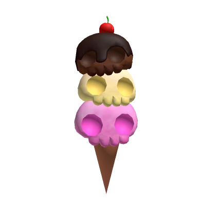 Skull Shape Ice Cream