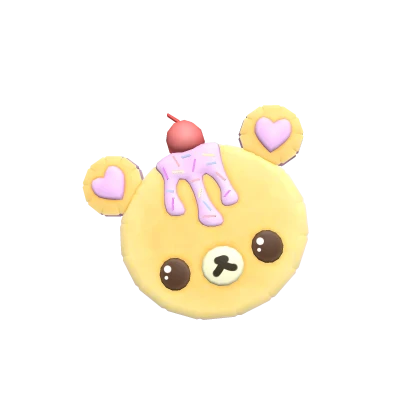 Kawaii Sundae Bear Cookie