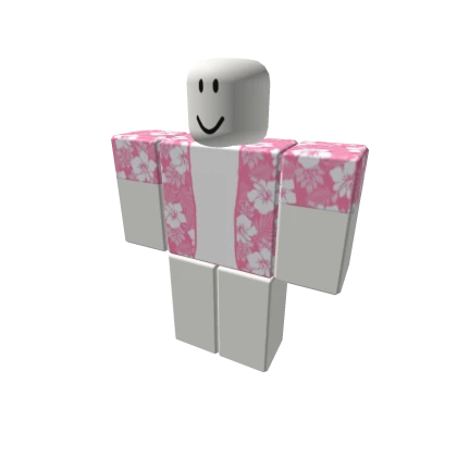 boys pink floral Hawaii summer shirt