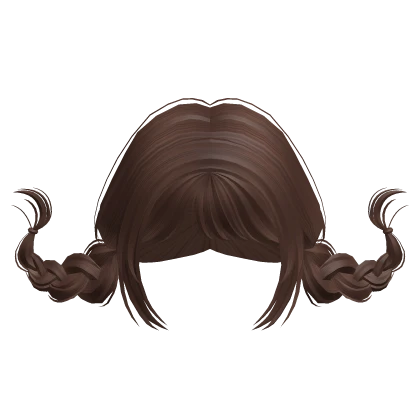 Kawaii Floating Braids (Brown)