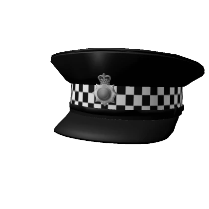 British Police Bobby Checkered Cap Military Army