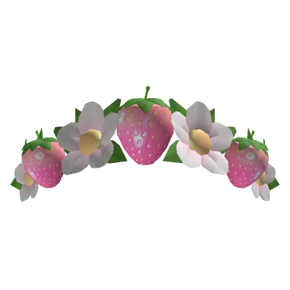 Strawberry Harvest Crown - Unripe Pink