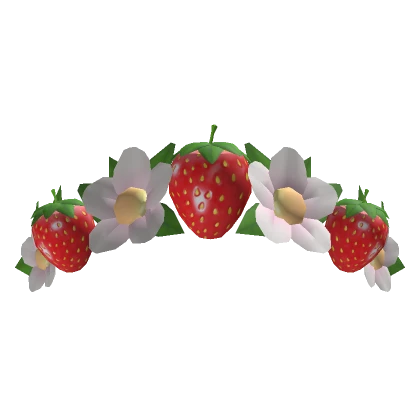 Strawberry Harvest Crown - Red