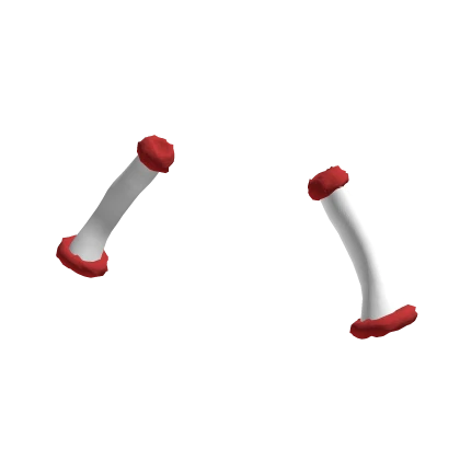 Fuzzy Arm Warmer White Red