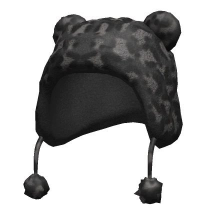 Black Leopard Hat