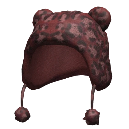 Red Leopard Hat