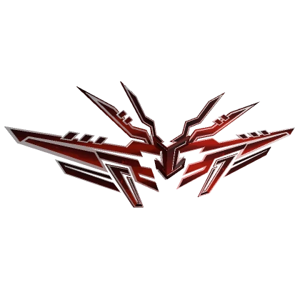 Cyber Combat Wings (Dark Red)