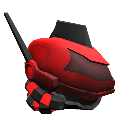 Red - Mech Shark Helmet