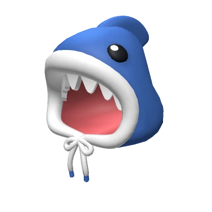 Blue Shark Hood