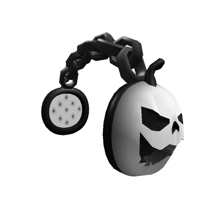 White Chained Pumpkin Headphones