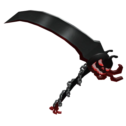 Red Chained Pumpkin Scythe