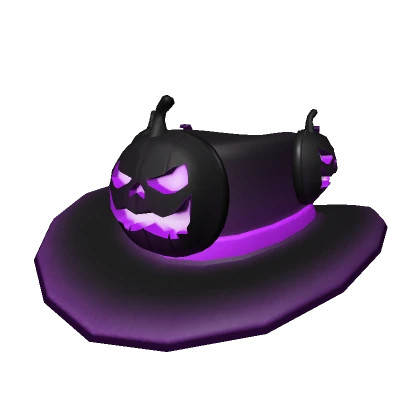 Purple Cursed Pumpkin Hat