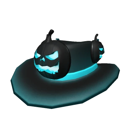 Blue Cursed Pumpkin Hat