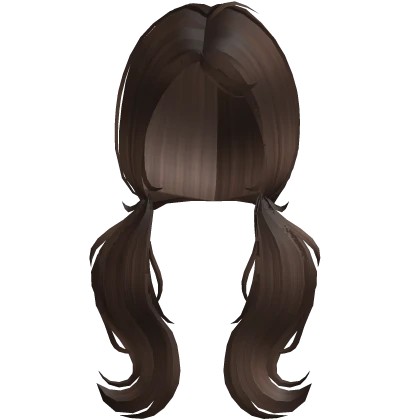 Dani's Y2K Low Pigtails in Brown