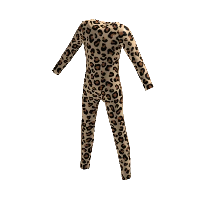 Leopard safari overall bodysuit onesie - DRESSX