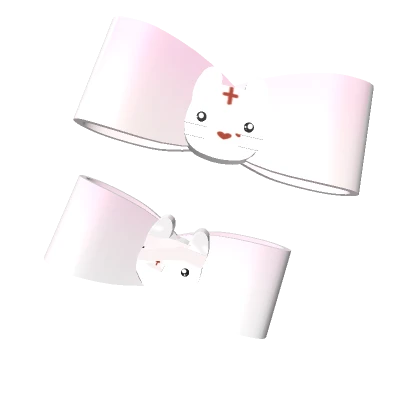 Cute pink kawaii bunny bows 