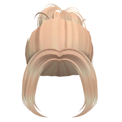 Blonde Y2K Messy Bun