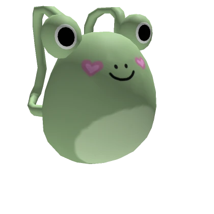 3.0 Kawaii Squish Frog Plushie Backpack