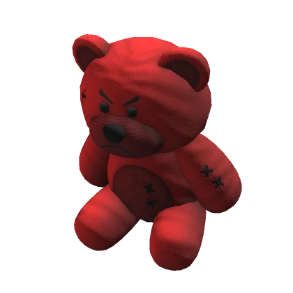 🐻 Evil Red Bear Plushie