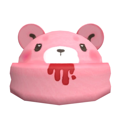  Pink Bear Beanie