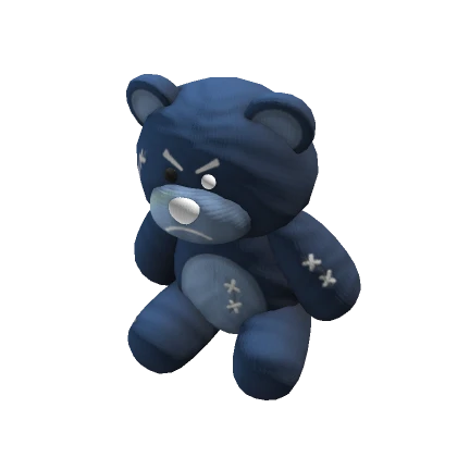 🐻 Evil Blue Bear Plushie