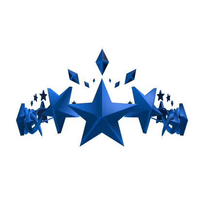 Blue Star Diamond Y2K Sigil Crown