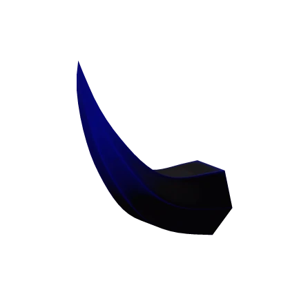 Black and Blue Oni Demon Horns