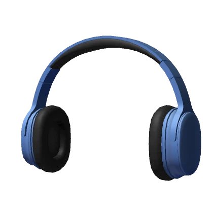 Dark Blue Headphones