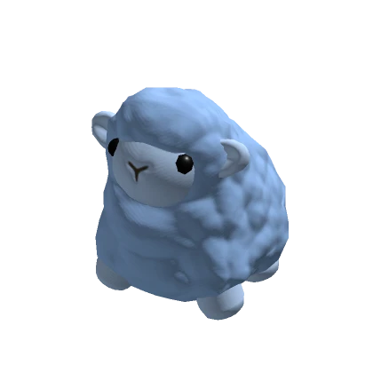 Light Blue Sheep Plushie (Hand)