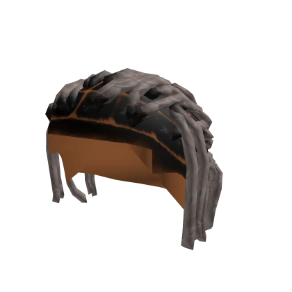 Silver Ponytail Locs 