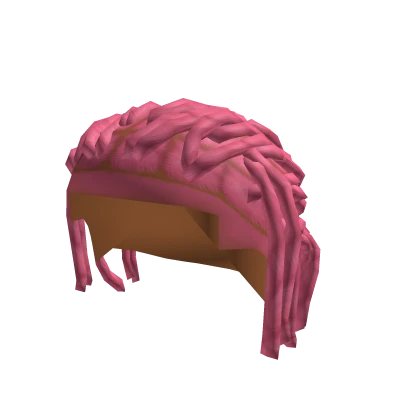 Pink Ponytail Locs 