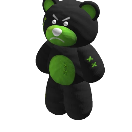 🐻 Evil Lime and Black Bear Bodysuit