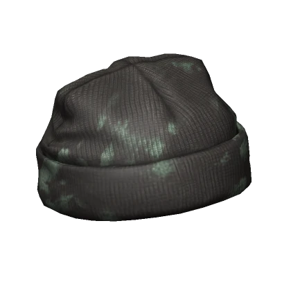 Brim Beanie Green Wash