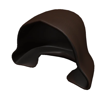 Warm Dark Brown Cloak Hood