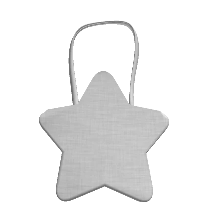 Y2K Star Tote Bag White 3.0