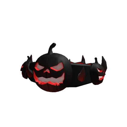 Red Cursed Pumpkin Thorn Crown 