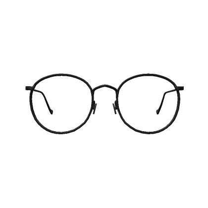 Wireframe Glasses Black