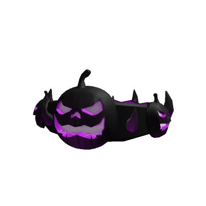 Purple Cursed Pumpkin Thorn Crown