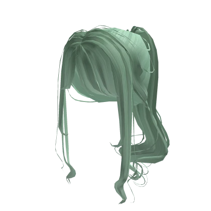 elegant fairy green high pony