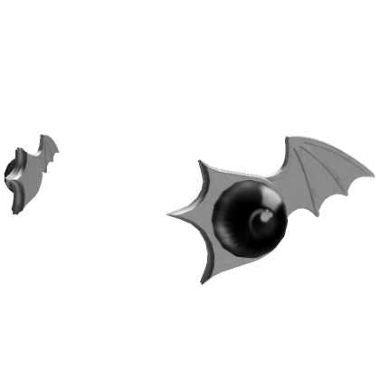 Black Bat Eye Hairclips