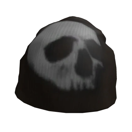 Grunge Brown Skull Beanie